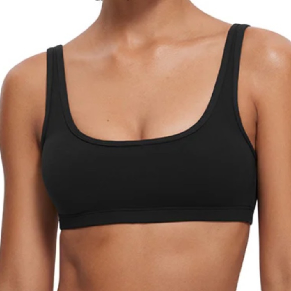 CRZ YOGA Black Sports Bra Size M 8/10